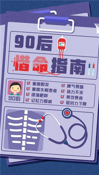 淘寶發(fā)布《90后惜命指南》，肥胖和體力不支，需要養(yǎng)生